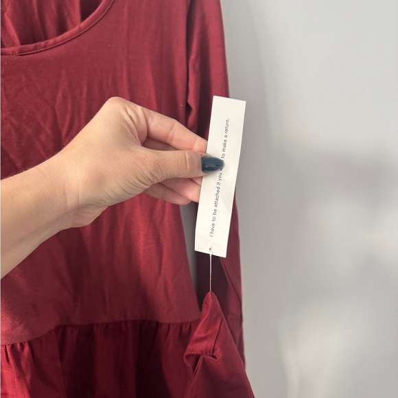 REFORMATION NWT Abel Knit Dress in Chianti XL - Picture 4 of 7